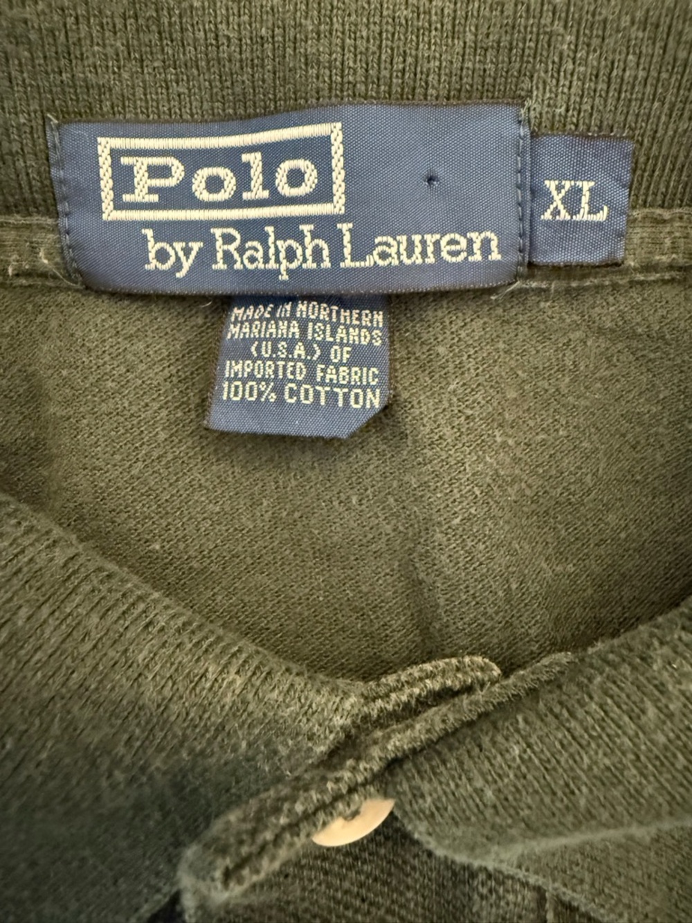 Classic Polo by Ralph Lauren Dark/Hunter Green Polo with Red Pony - Picture 4 of 4